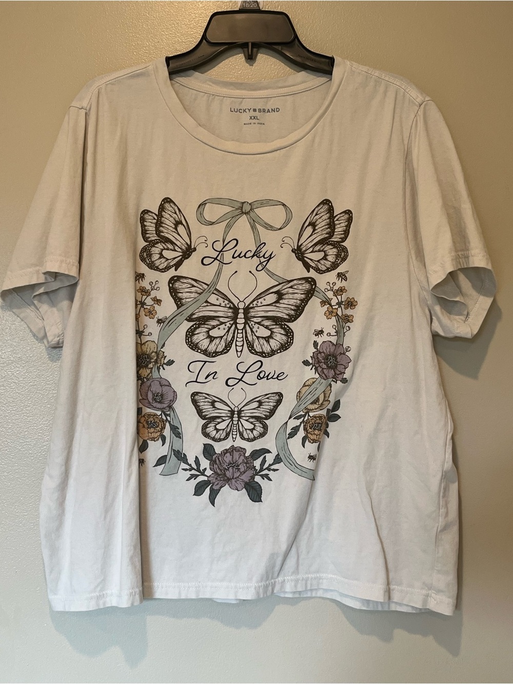 Lucky Brand Butterfly Graphic Tee
